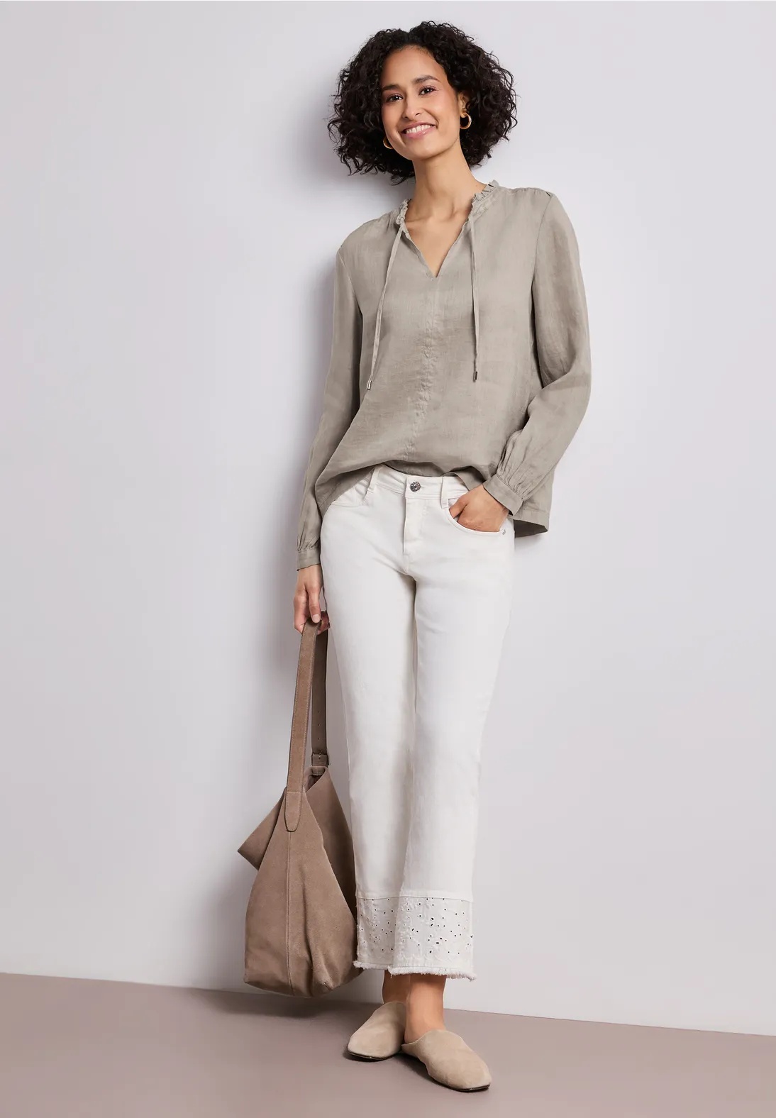SOL Tunic Blouse - Timeless Beige - Street One - 3