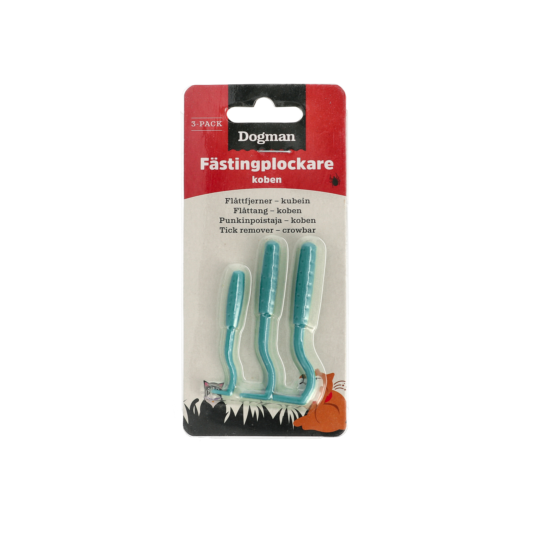 Dogman Fästingplockare 3-pack