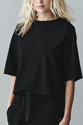 Penn & Ink NY - Iva T-Shirt  Black