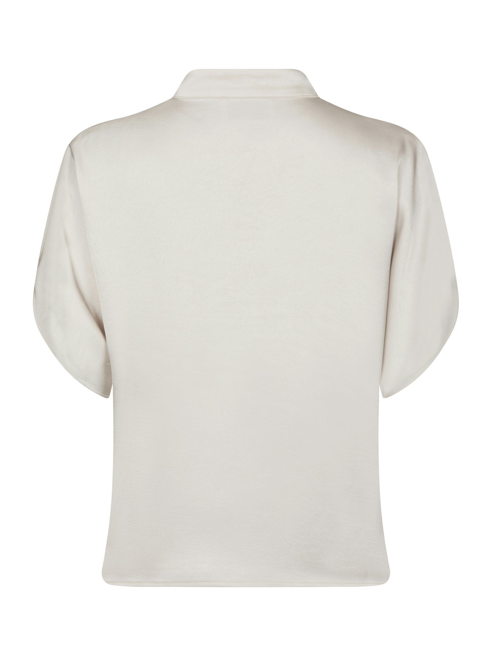 Neo Noir - Anelle Heavy Sateen Blouse Pearl - 6