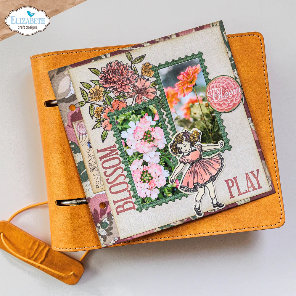 Elizabeth  - Memory Binder Square Page - Golden Honey - 3