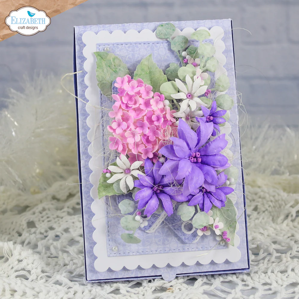 Elizabeth  - Rectangle gift box - Dies - 3