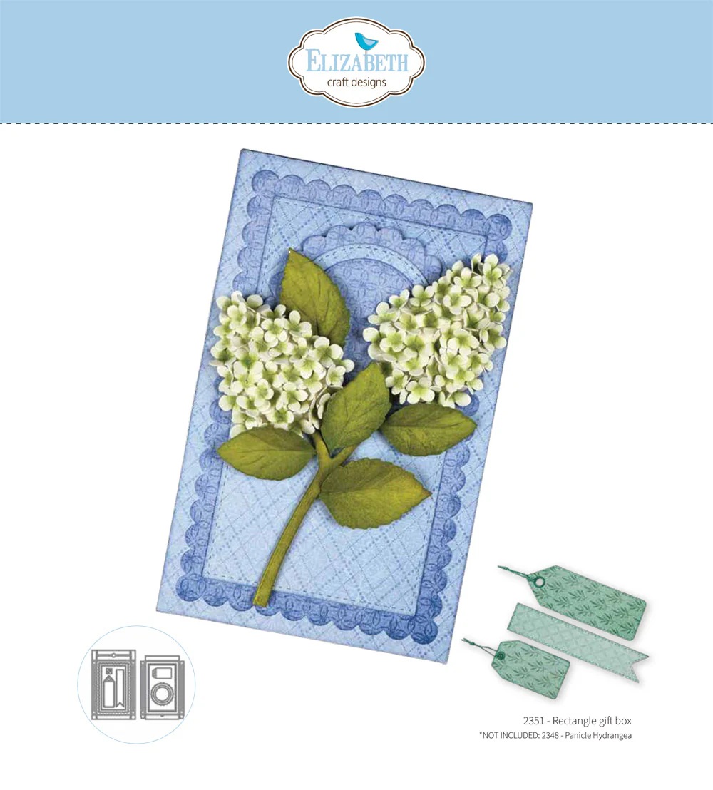 Elizabeth  - Rectangle gift box - Dies
