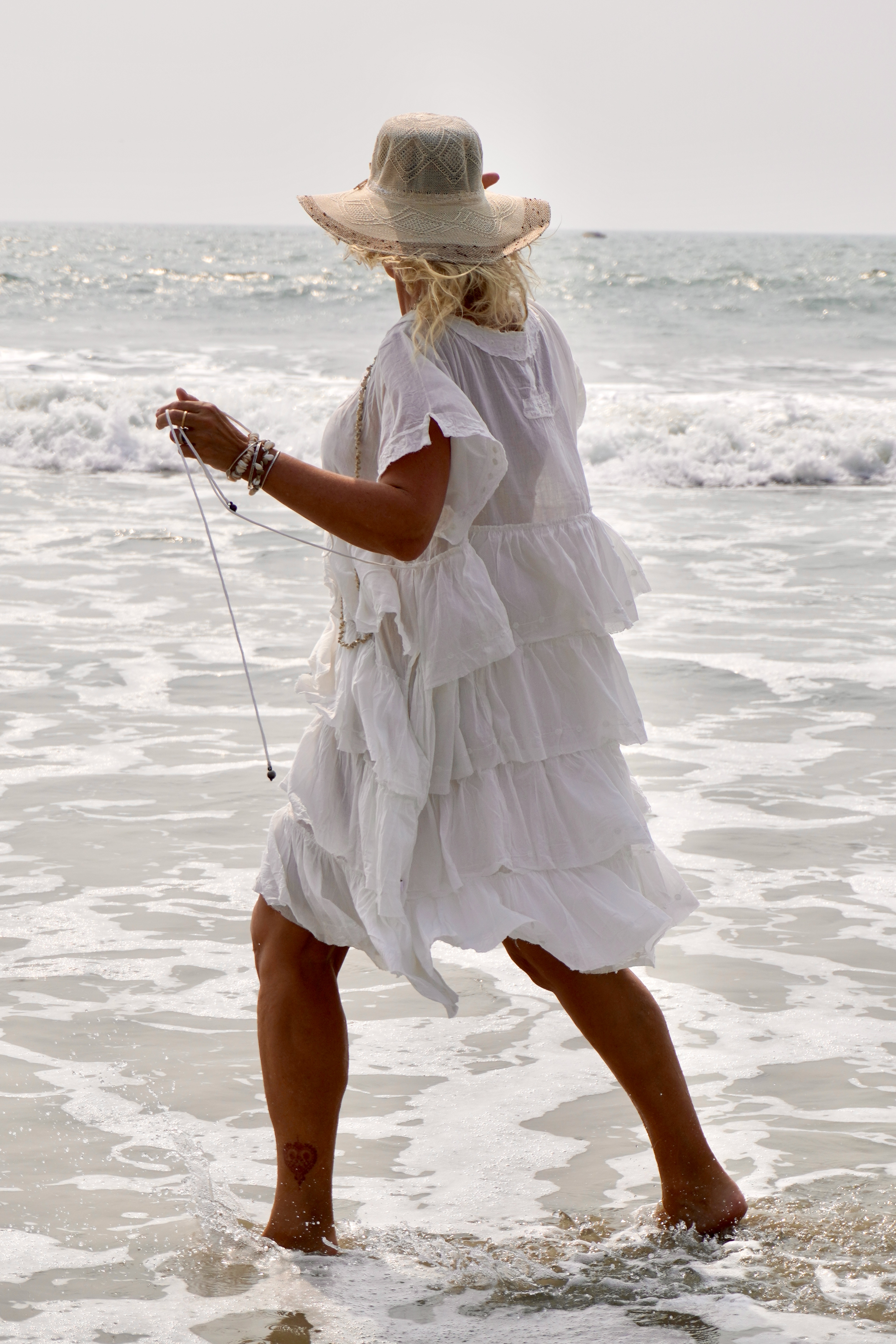 NOELLE COTTON DRESS SWEET WHITE  - 25