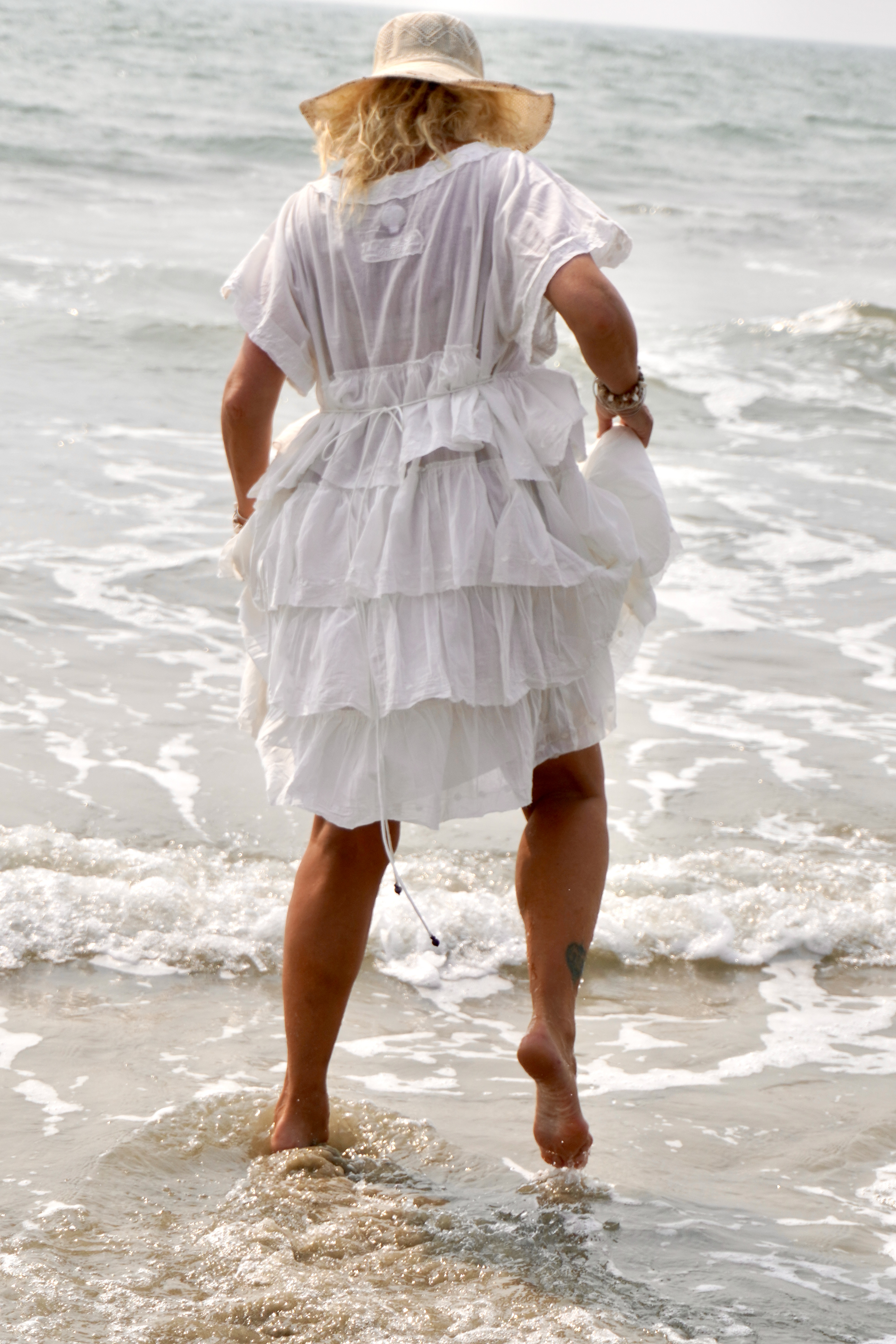 NOELLE COTTON DRESS SWEET WHITE  - 45