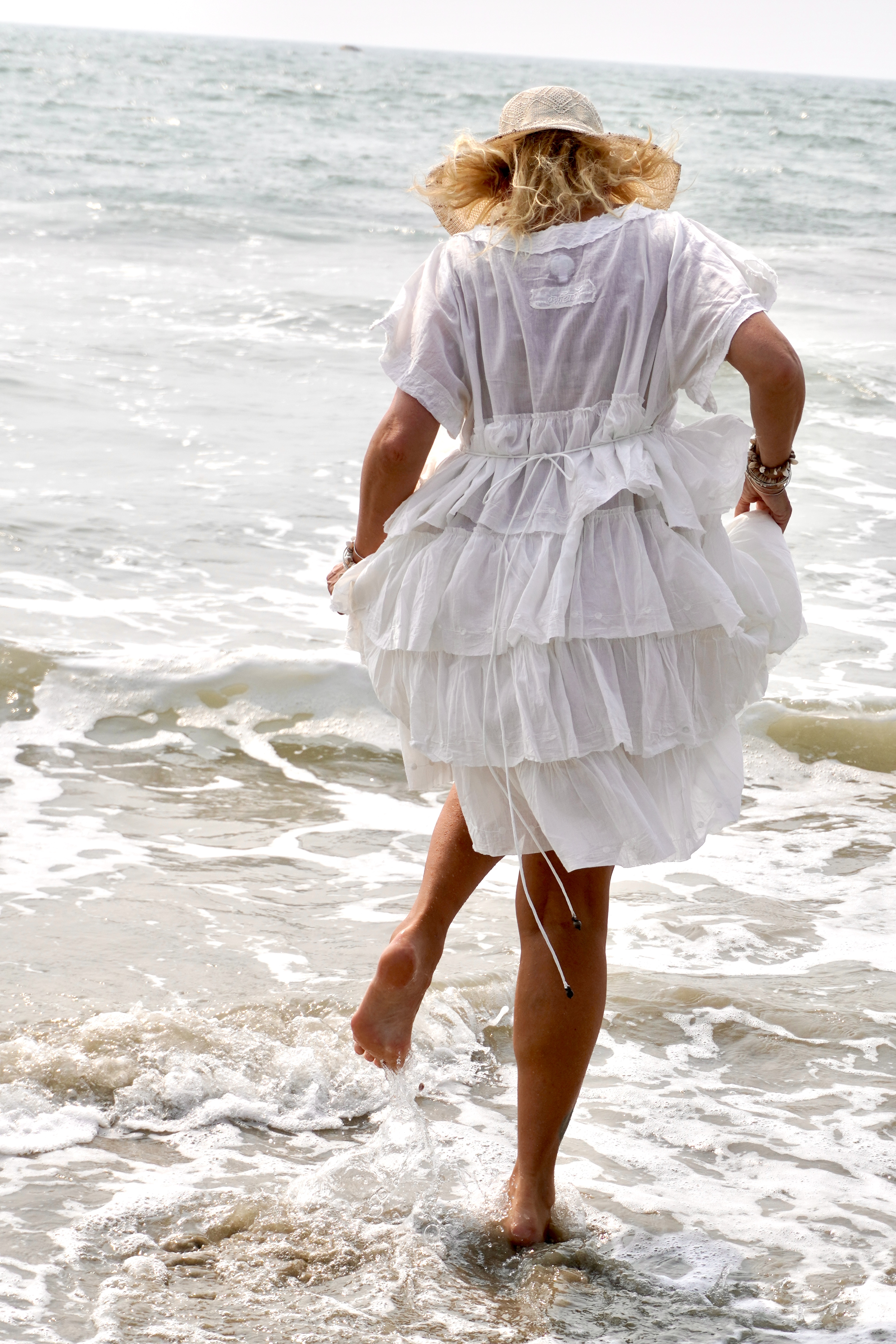 NOELLE COTTON DRESS SWEET WHITE  - 55