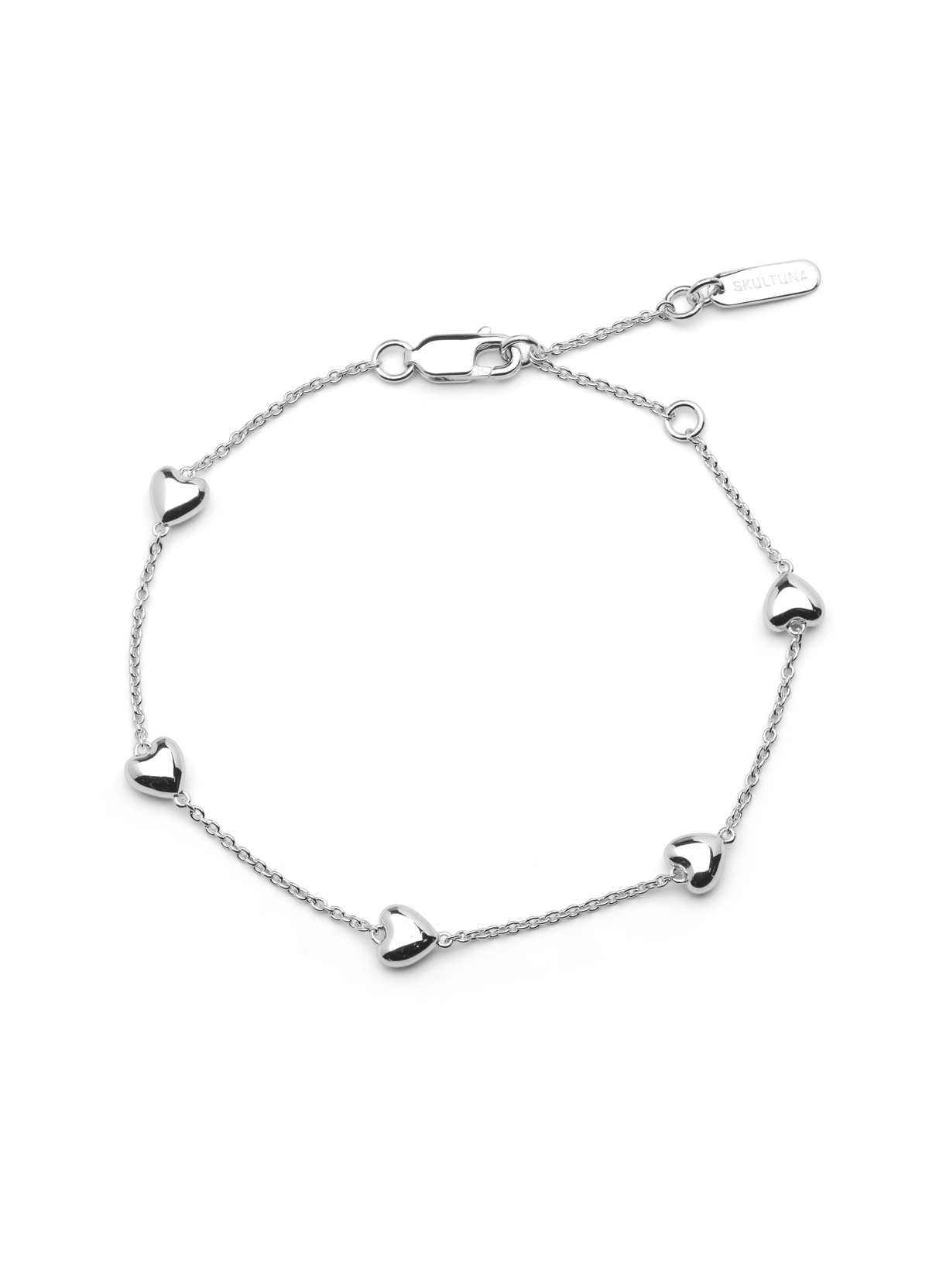 HERZ ARMBAND PETIT MEHRERE HERZEN STERLING SILBER
