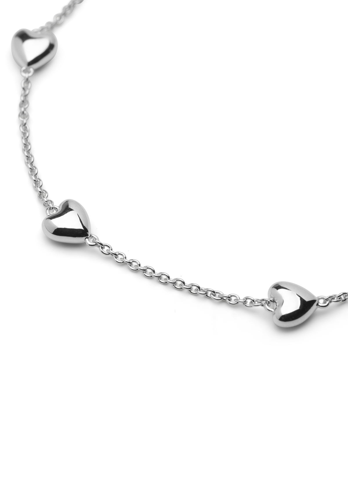 HERZ ARMBAND PETIT MEHRERE HERZEN STERLING SILBER - 3
