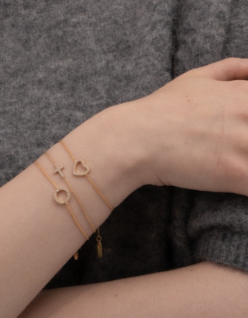 PAVÉ SERIES CIRCLE ARMBAND FÖRGYLLT SILVER - 3