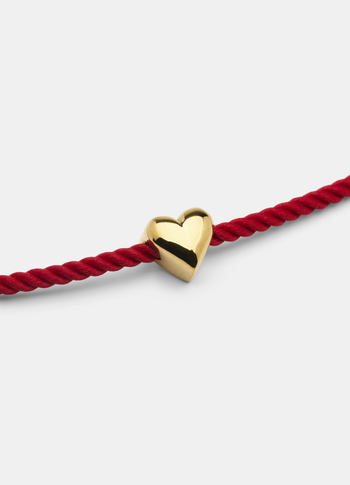 HERZ NYLON ROT KLEINES ARMBAND - 2