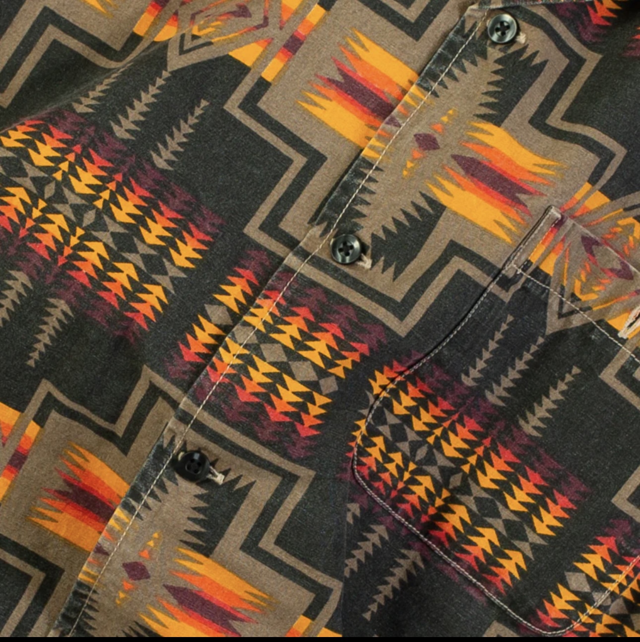 Pendleton kortärmad skjorta  - 4
