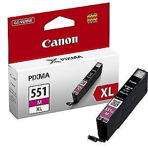 Canon CLI 551M XL Magenta 660 sidor bläckpatronshållare 6445B001