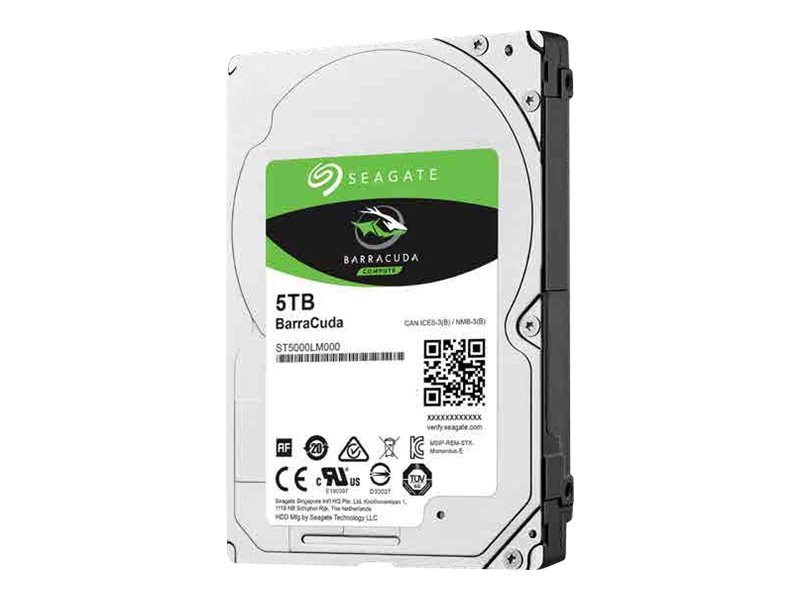Seagate Guardian BarraCuda Harddisk ST5000LM000 5TB 2.5 SATA-600 5400rpm