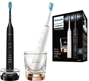 Philips Sonicare DiamondClean 9000 HX9914 Tandborsteset Svart Brun Vit