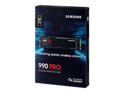 Samsung 990 PRO SSD MZ-V9P2T0BW 2TB M.2 PCI Express 4.0 x4 (NVMe) - 2