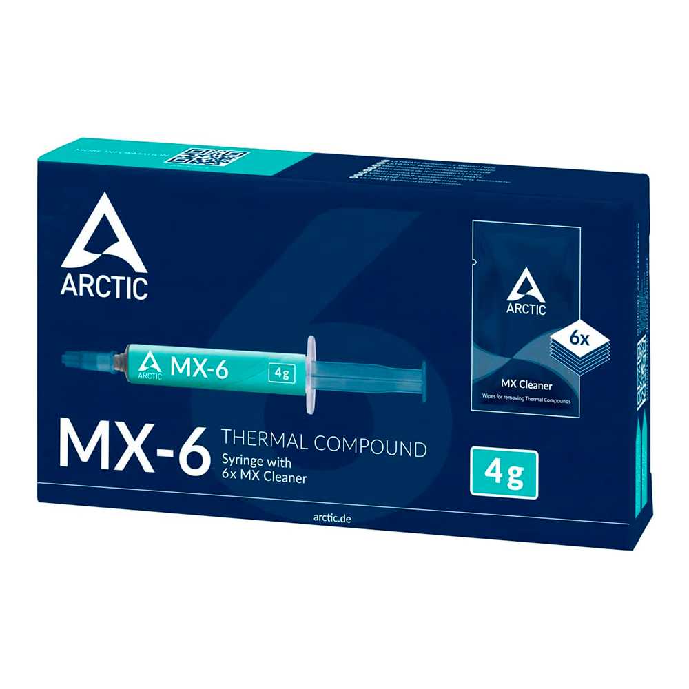 Arctic MX-6 Thermal Paste (4g) + 6pcs MX Cleaner