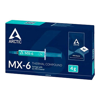 Arctic MX-6 Thermal Paste (4g) + 6pcs MX Cleaner