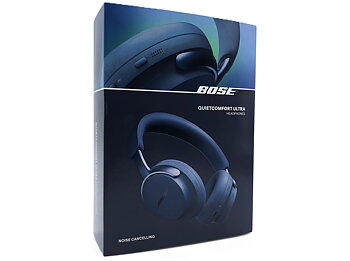 Bose QuietComfort Ultra trådlösa hörlurar med sladd, blå