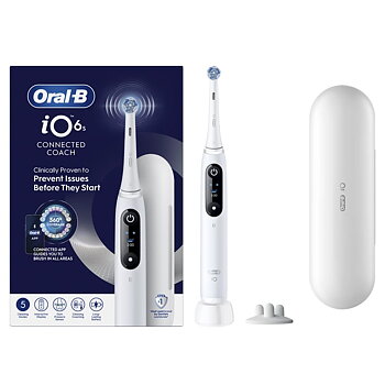 Oral-B iO Series 6S Elektrisk tandbørste Hvid