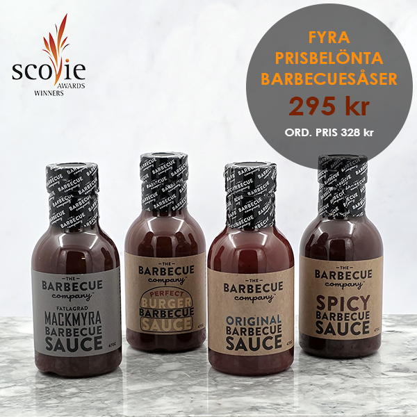 The Barbecue Company paket med 4 såser