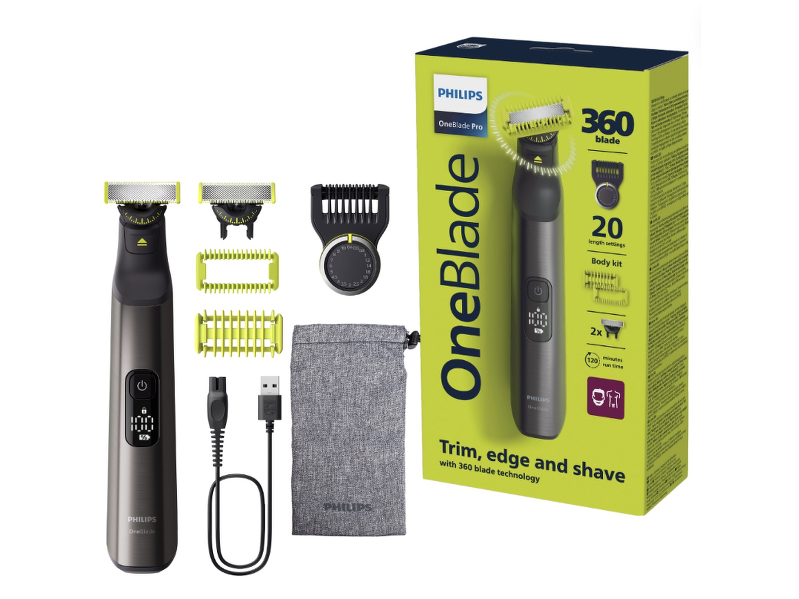 Philips OneBlade Pro QP6552/15 Face & Bo