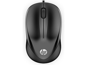 HP 1000 trådbunden mus (svart)