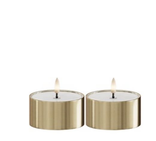2-pack / Ledljus Guld 