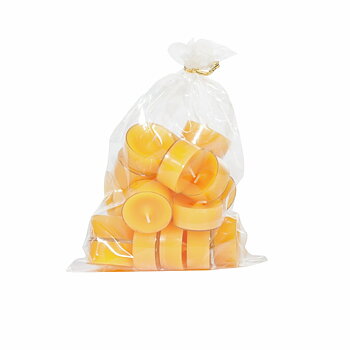 Värmeljus GUL 20 pack