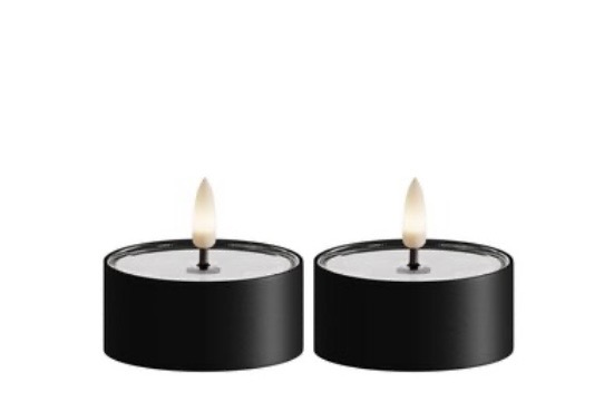 2-pack Ledljus / Svart 