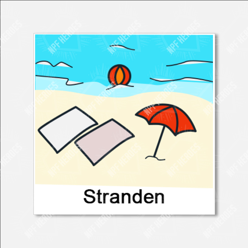 Bildstödsbilder Sommar & semester, 3x3 cm - 45