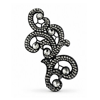 SPETSORNAMENT STRASSAT - svart/Black Diamond