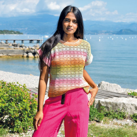 Crochet  T-shirt | Bora Bora Mondial