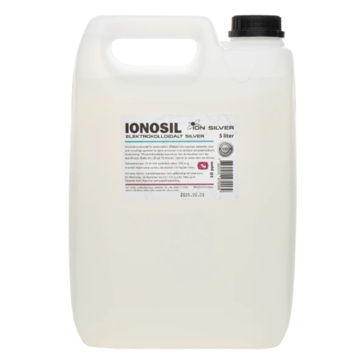 SILVERVATTEN IONOSIL kolloidalt silver 5 liter