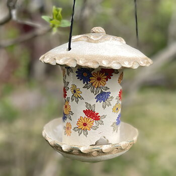 Fuglemater Retro Blomst