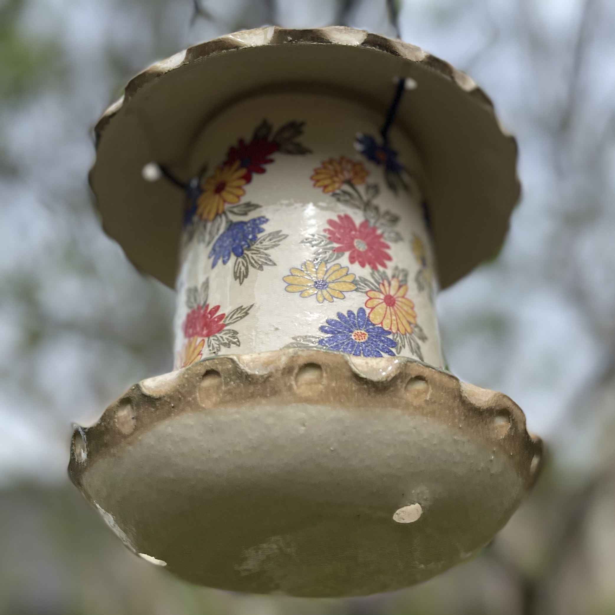Fuglemater Retro Blomst - 7