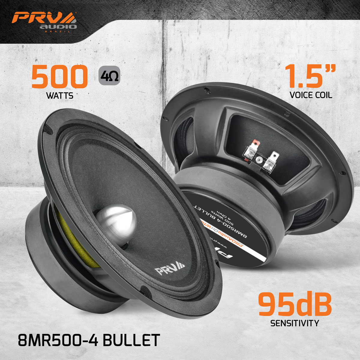 PRV Audio 8MR500-4 BULLET - 2