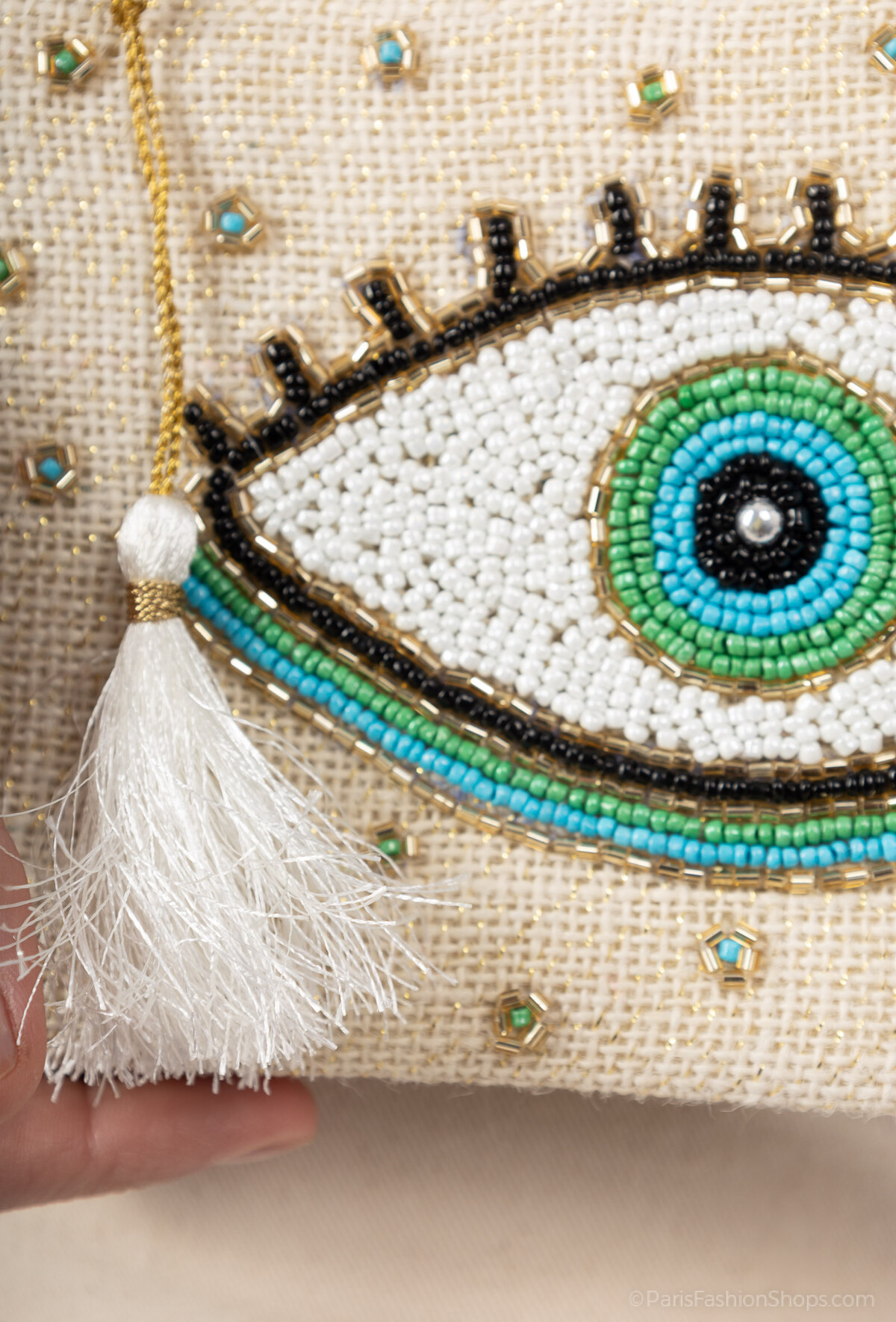 Pouch small eye beige - 2