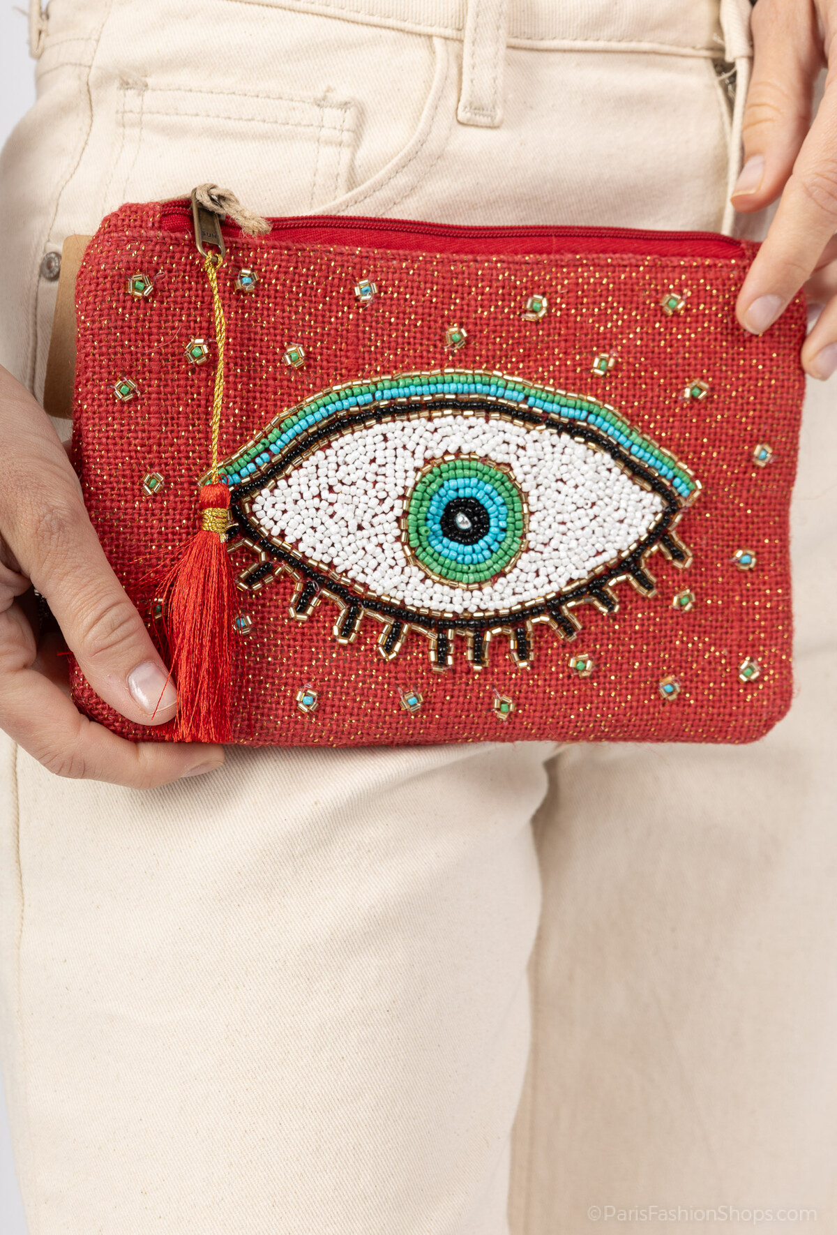 Pouch small eye red