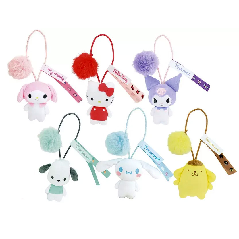 Hello Kitty and Friends Plysch Bag Charms Blind Box - Gosedjur 10 cm - 5