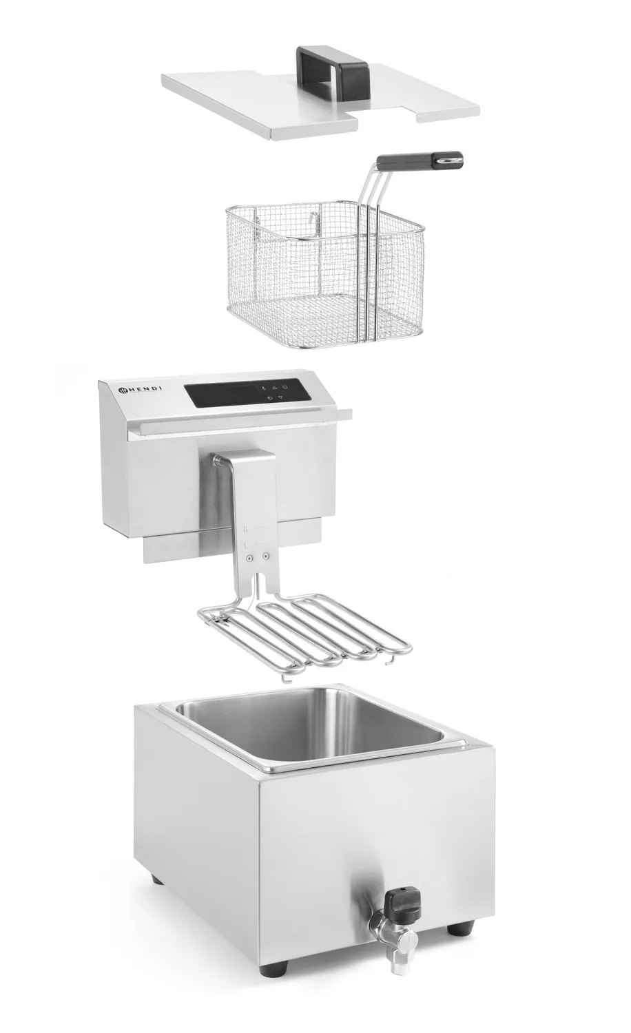Fritös Profi Line med digital avtappningskran - 8 l - 7