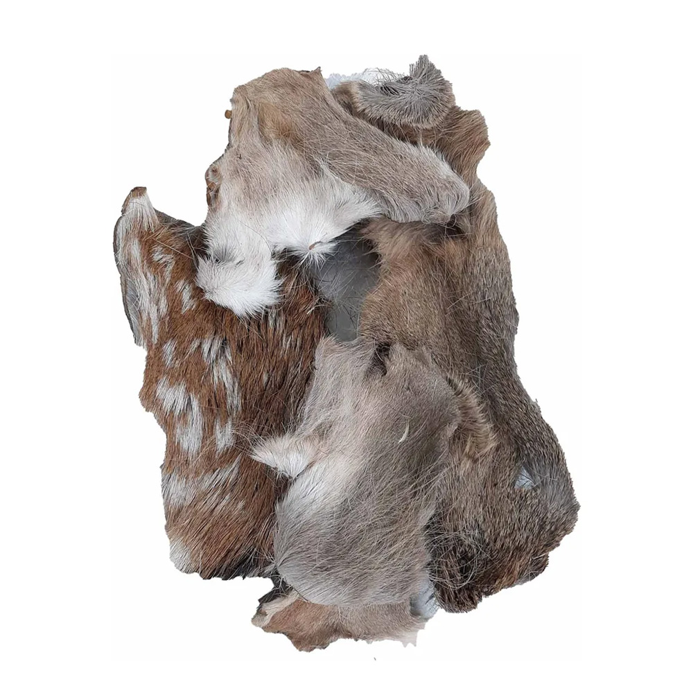 Deerskin with fur