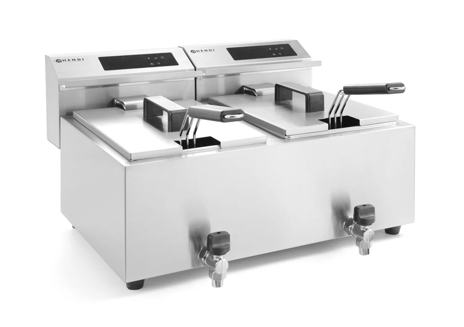 Fritös Profi Line med digital avtappningskran - 2x8 l - 3