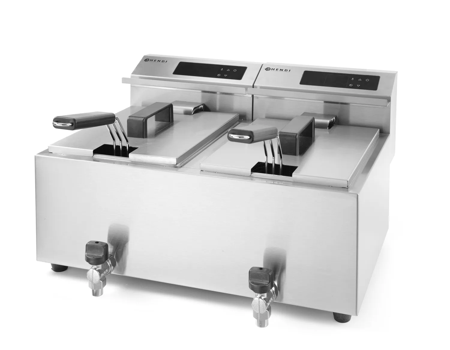Fritös Profi Line med digital avtappningskran - 2x8 l - 4