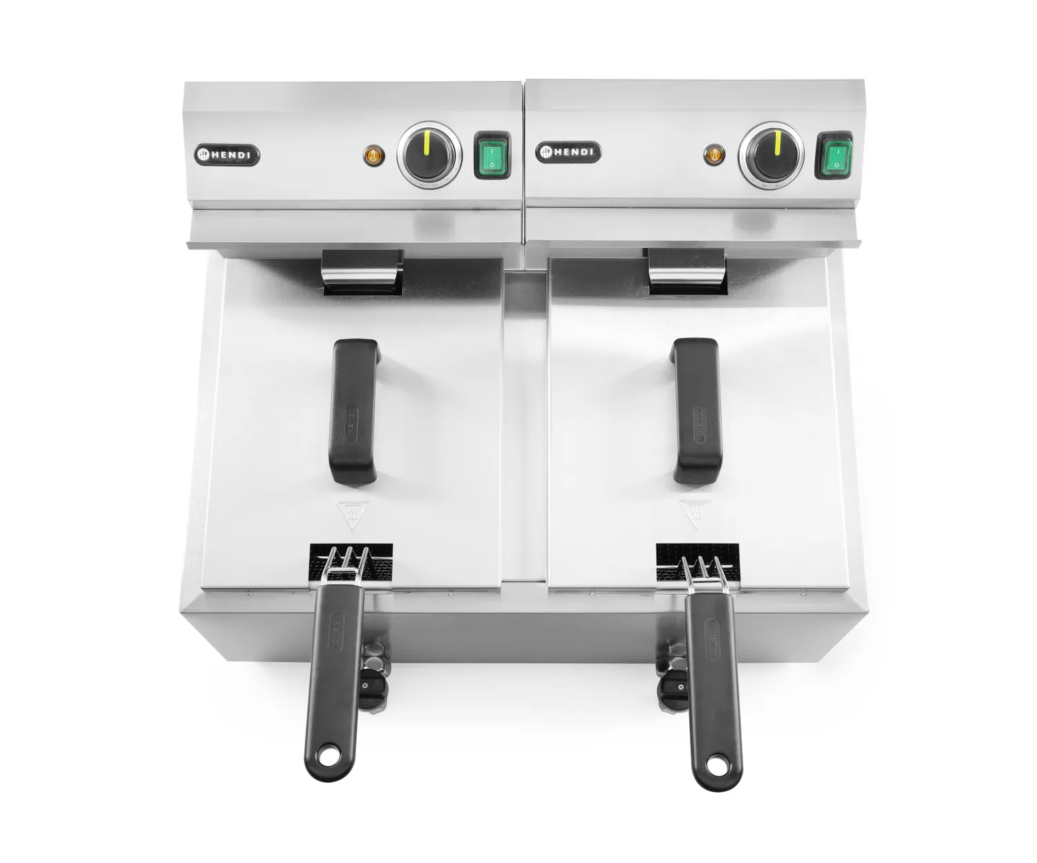 Fritös Profi Line med avtappningskran, 2x8 l - 3