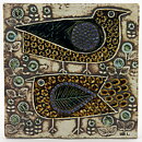 Lisa Larson (Unik 1961) Beautiful Birds Wall Plaque 23 cm (1)