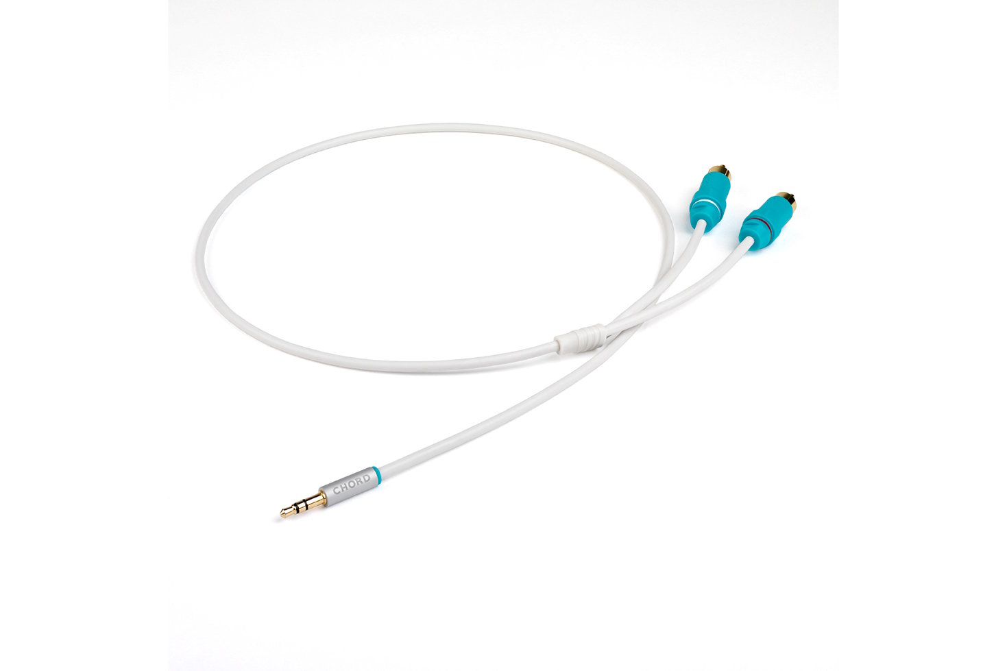 Chord C-jack minitele till 2 RCA analog signalkabel