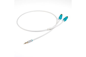 Chord C-jack minitele till 2 RCA analog signalkabel