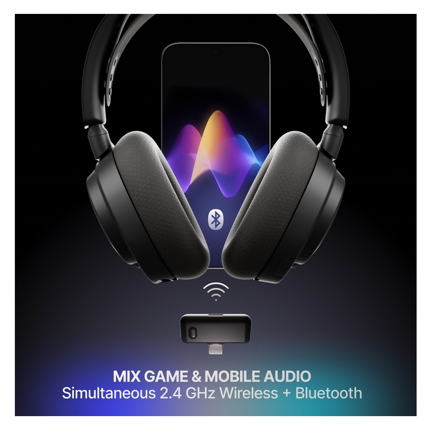 SteelSeries Arctis Nova 7 Gen 2 - Wireless Gaming Headset - Svart - 2