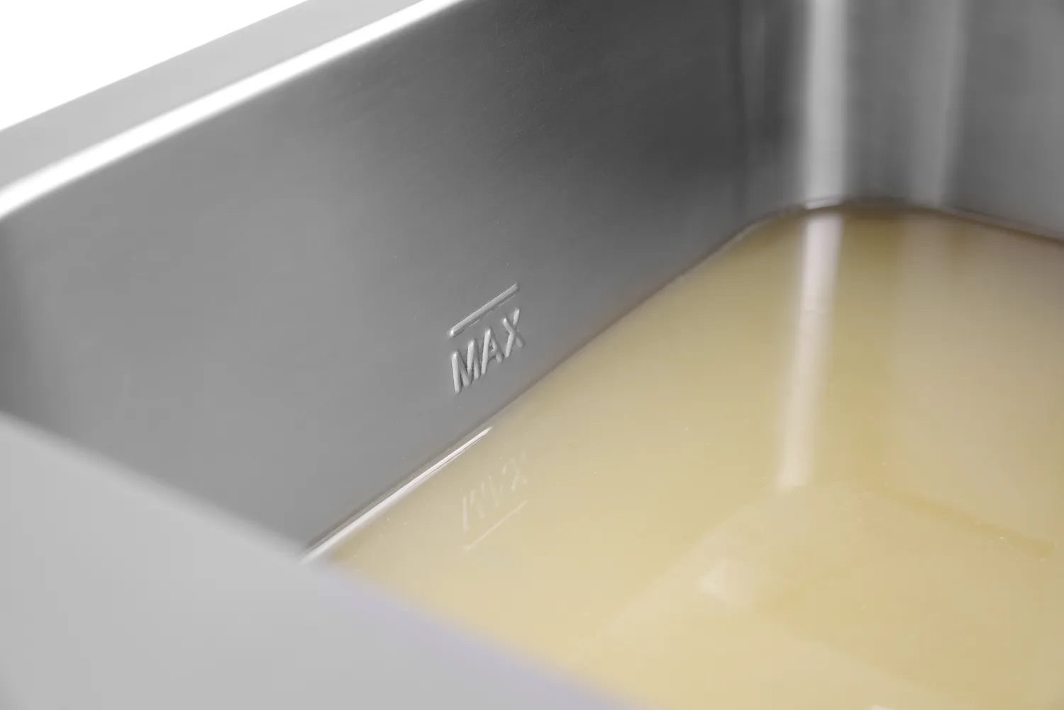 Induction fryer with drain tap, 8 l - 8