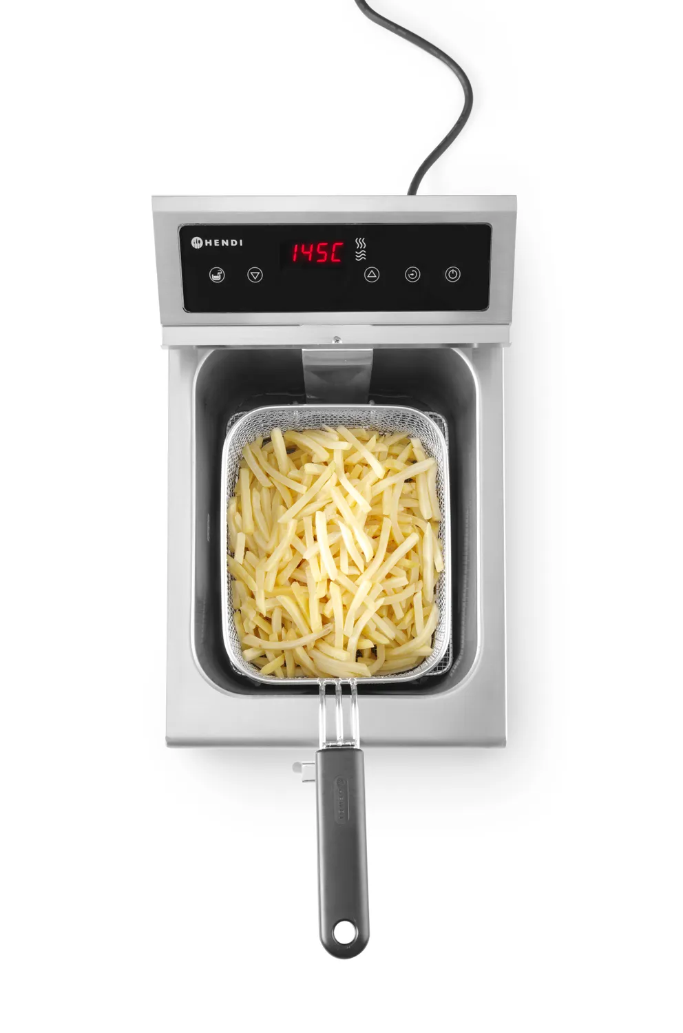 Induction fryer with drain tap, 8 l - 3